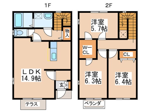 エコシスⅢの物件間取画像